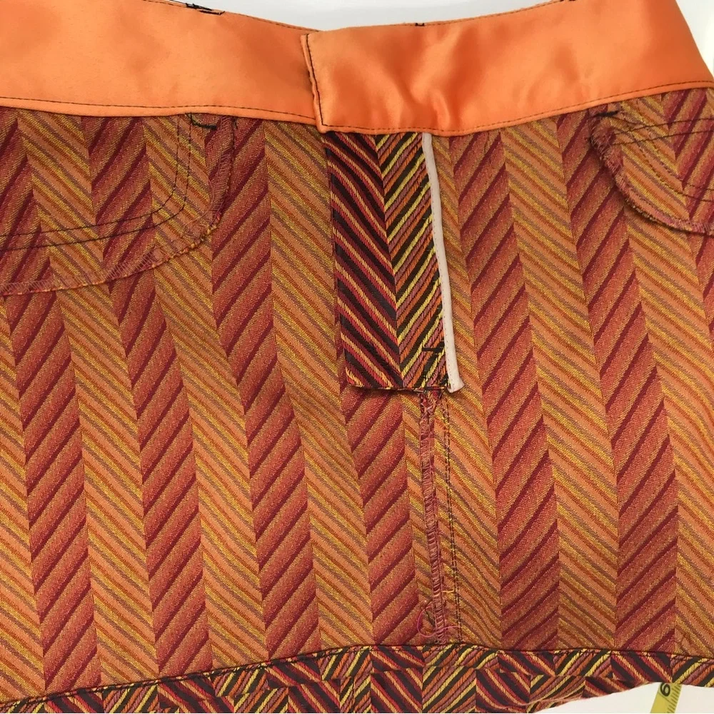 ALICE + OLIVIA 🧡 chevron retro mini skirt - Picture 9 of 16